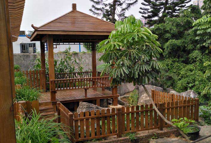 深圳防腐木涼亭